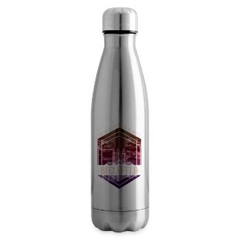 Bielefeld Deutschland Stadt Skyline Heimat Liebe - Isolierflasche - Lightsilver - Rechts
