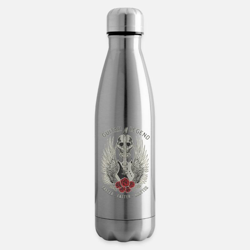 GUITAR LEGEND - Insulated Water Bottle - silver