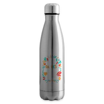 Ce n’est que dans les moments les plus sombres que vous trouvez la force intérieure - Bouteille isotherme - argent clair - Droite