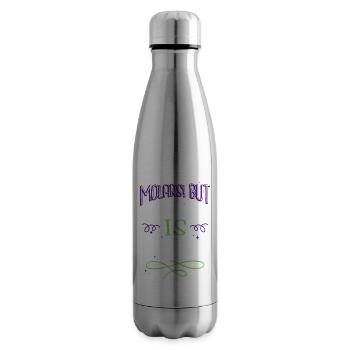 idée de cadeau d’anniversaire extraterrestre ovni extraterrestre amants - Bouteille isotherme - argent clair - Droite