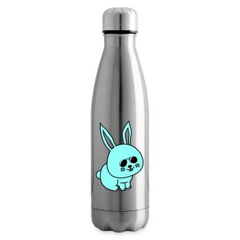 Lapin Bande Dessinée Cool - Bouteille isotherme - argent clair - Droite