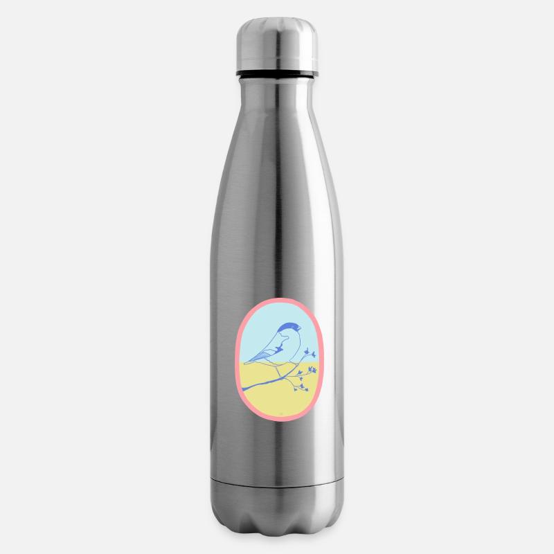 Dompfaff Traum - Isolierflasche - Lightsilver