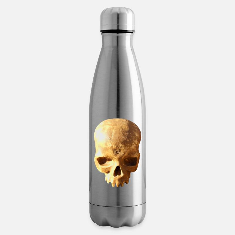 Fond de crâne - Bouteille isotherme - argent clair