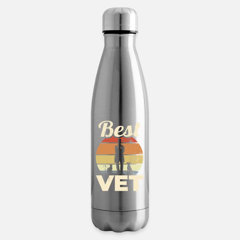 Bester Tierarzt - Isolierflasche - Lightsilver
