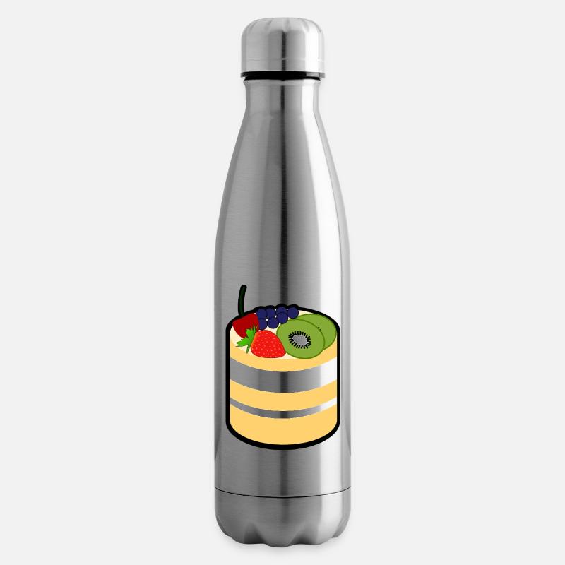 Kuchen - Isolierflasche - Lightsilver