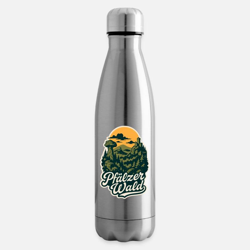 Pfälzer Wald – Mystische Kulturlandschaft - Isolierflasche - Lightsilver