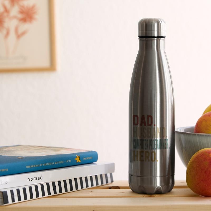 Computerprogrammierer Vater Ehemann Held Isolierflasche