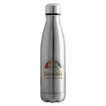 Les Légendes ont été publiées en décembre 1976 - Retro 1976 - Bouteille isotherme - argent clair - Droite