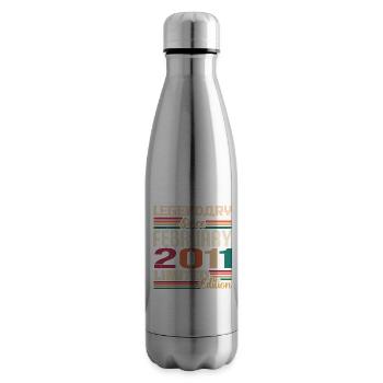 February 2011 Birthday Present February 2002 - Insulated Water Bottle - silver - Right