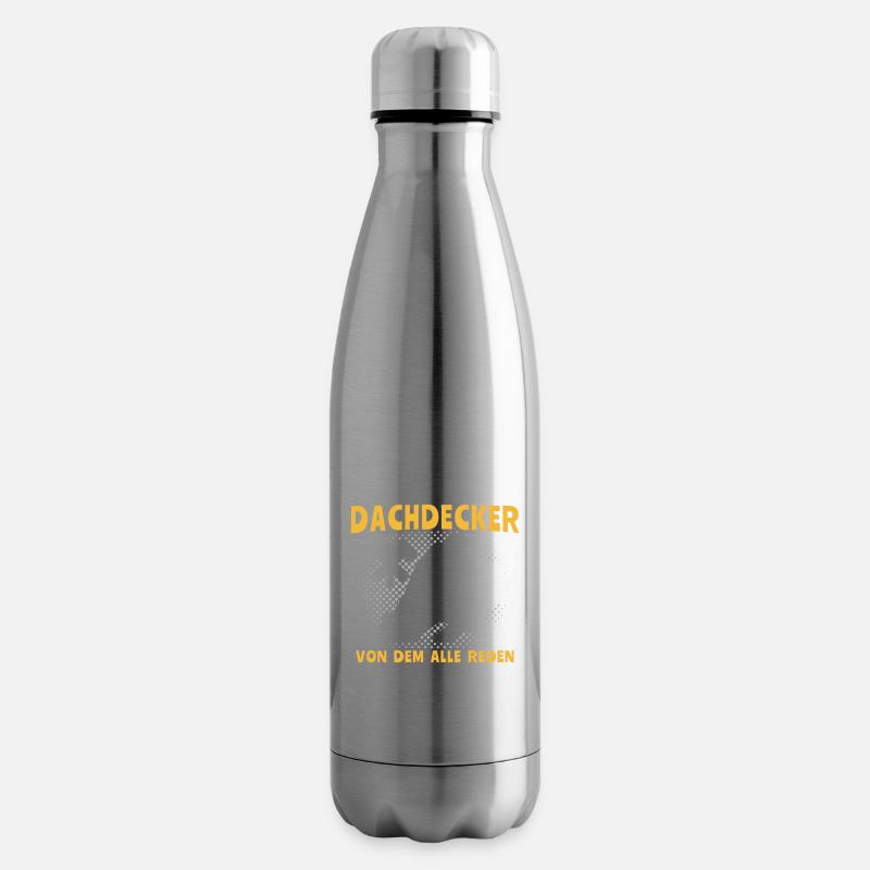 Dachdecker Handwerker Dachdecken - Isolierflasche - Lightsilver