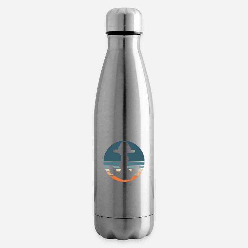 Cuxhaven Sprüche Cuxhavener Souvenir - Isolierflasche - Lightsilver