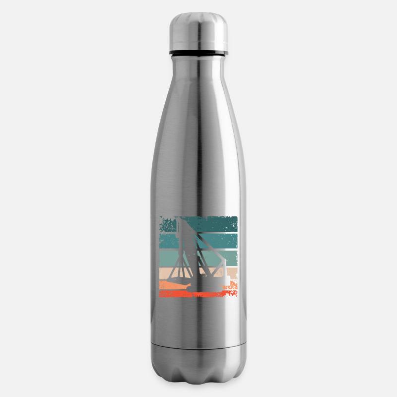 Kranführer Kran Kranfahrer - Isolierflasche - Lightsilver