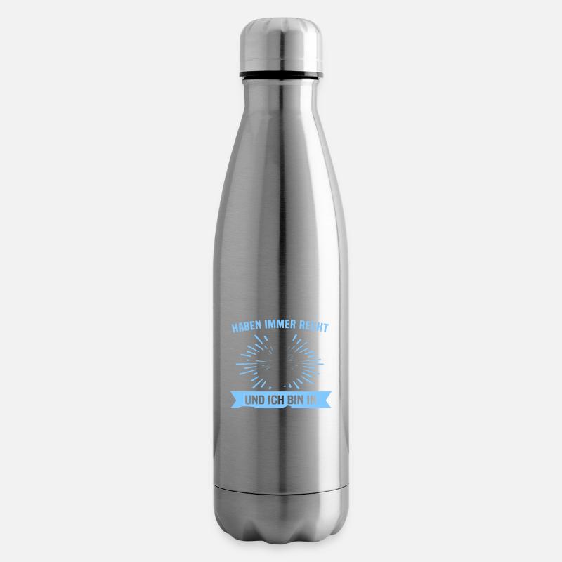 Emden Sprüche Emdener Spruch - Isolierflasche - Lightsilver