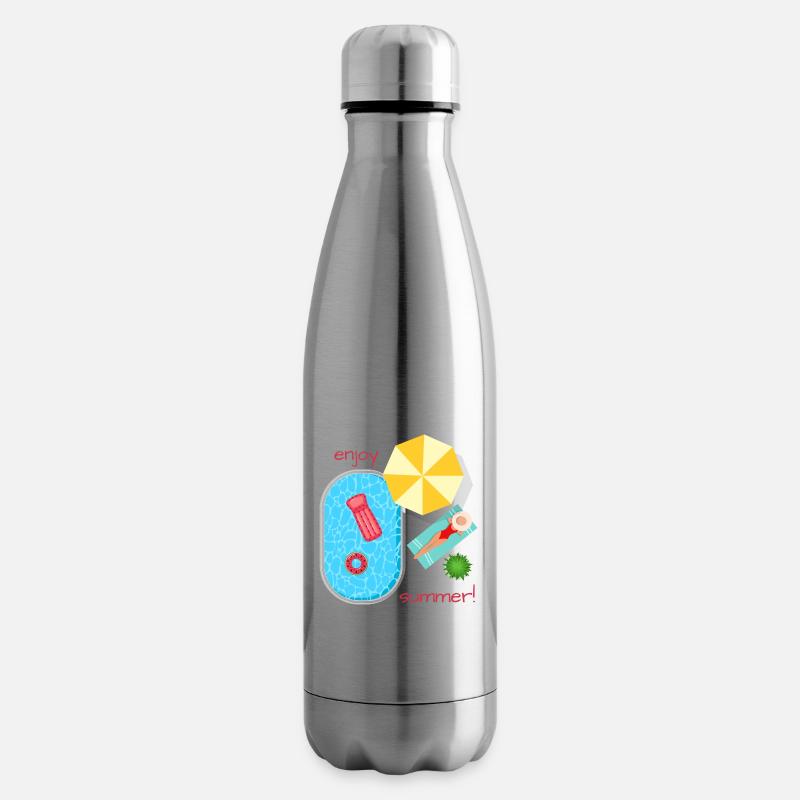 enjoy summer - Isolierflasche - Lightsilver