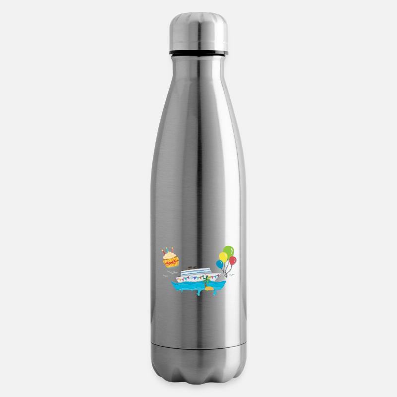 Geburtstagskreuzfahrt Kreuzfahrt Geburtstag - Isolierflasche - Lightsilver