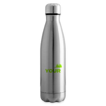 Tondeuse robot - Bouteille isotherme - argent clair - Droite