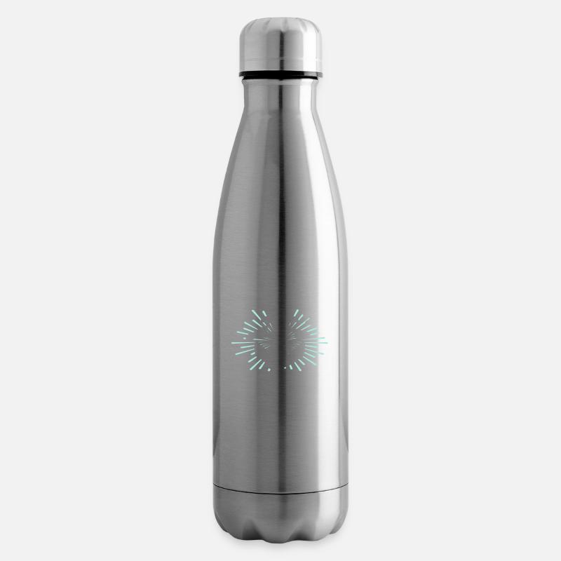 Heiligenhafen Sprüche - Isolierflasche - Lightsilver