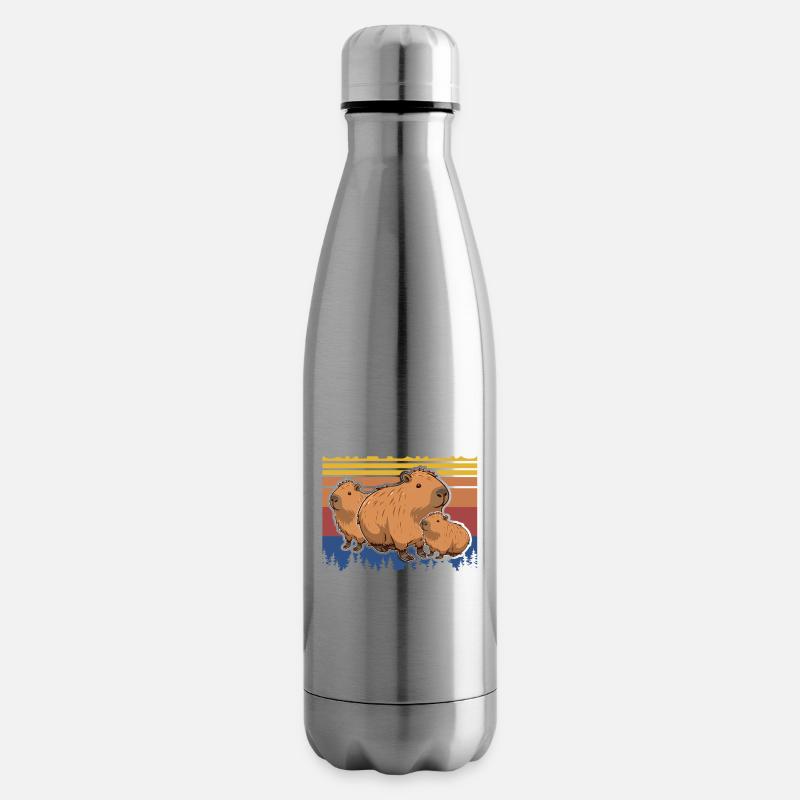 Capybara - Isolierflasche - Lightsilver