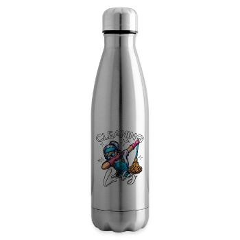 Femme de ménage - Bouteille isotherme - argent clair - Droite