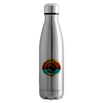 Funny Gaga Ball Saying - Insulated Water Bottle - silver - Right