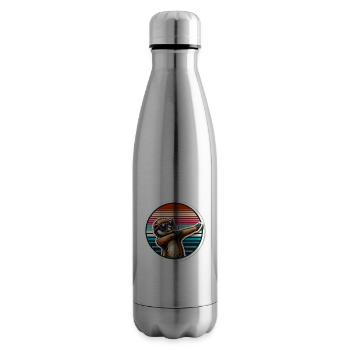 Lustige Marder Sprüche - Isolierflasche - Lightsilver - Rechts