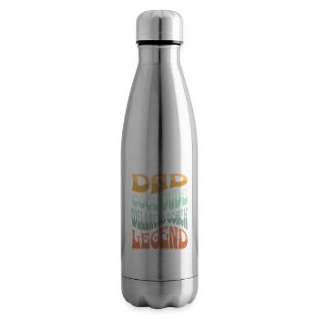 Papa Wellness Coach - Insulated Water Bottle - silver - Right
