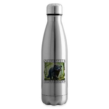 Sauver Binturong - Bouteille isotherme - argent clair - Droite
