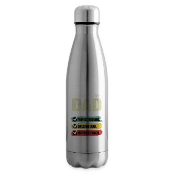 Papa Schiffbauer Fête des Pères - Bouteille isotherme - argent clair - Droite