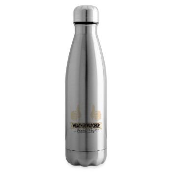 Legendary weather observer - Insulated Water Bottle - silver - Right
