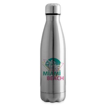 Miami Beach - Insulated Water Bottle - silver - Right