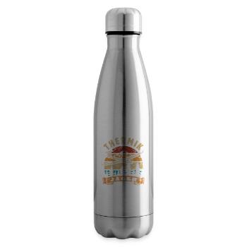 Segelflieger - Thermik Jäger - Segelflug Spruch - Isolierflasche - Lightsilver - Rechts