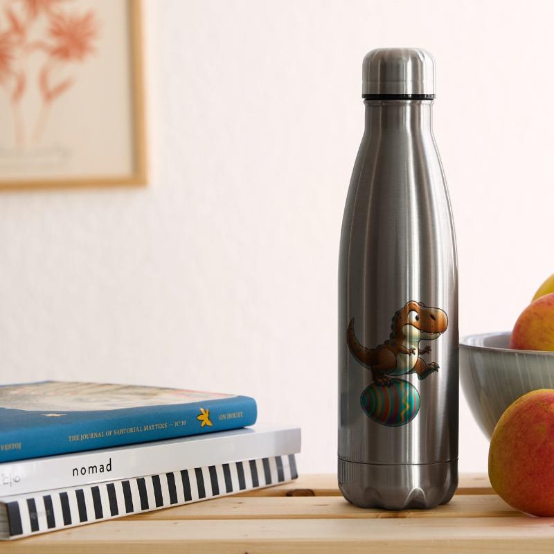 Dancing T-Rex, Easter Eggshell Fun Insulated Water Bottle