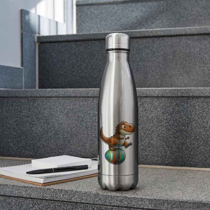 Dancing T-Rex, Easter Eggshell Fun Insulated Water Bottle