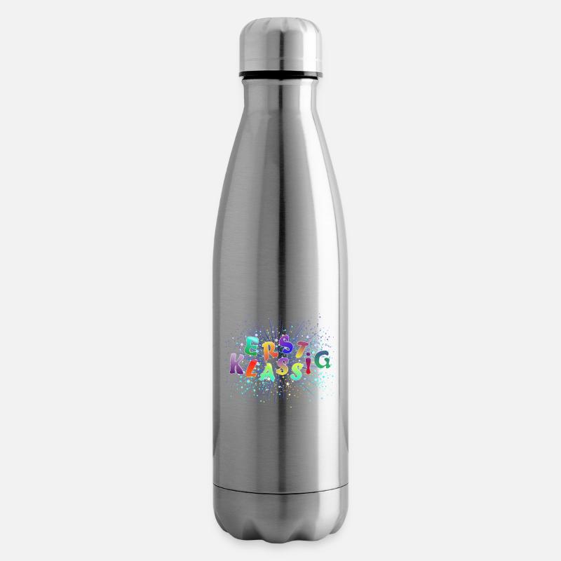 Erstklassig - Isolierflasche - Lightsilver