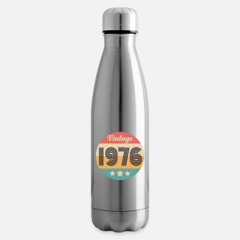 millésime 1976 - Bouteille isotherme - argent clair