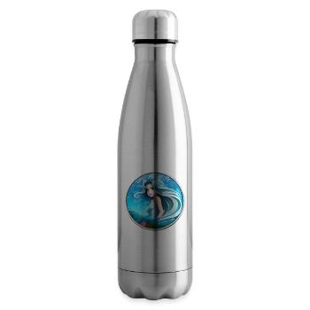 Meerjungsfrau Wasserweib Nixe - Isolierflasche - Lightsilver - Rechts