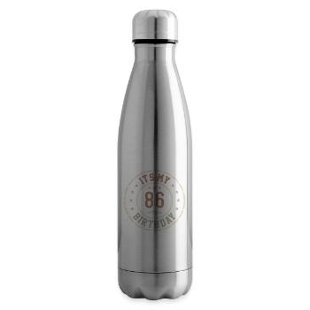 Es ist mein 86. Geburtstag 86 Jahre altes Geschenk - Isolierflasche - Lightsilver - Rechts