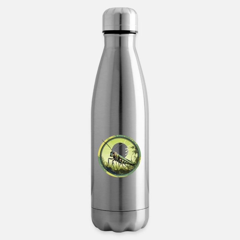 Grashüpfer - Isolierflasche - Lightsilver
