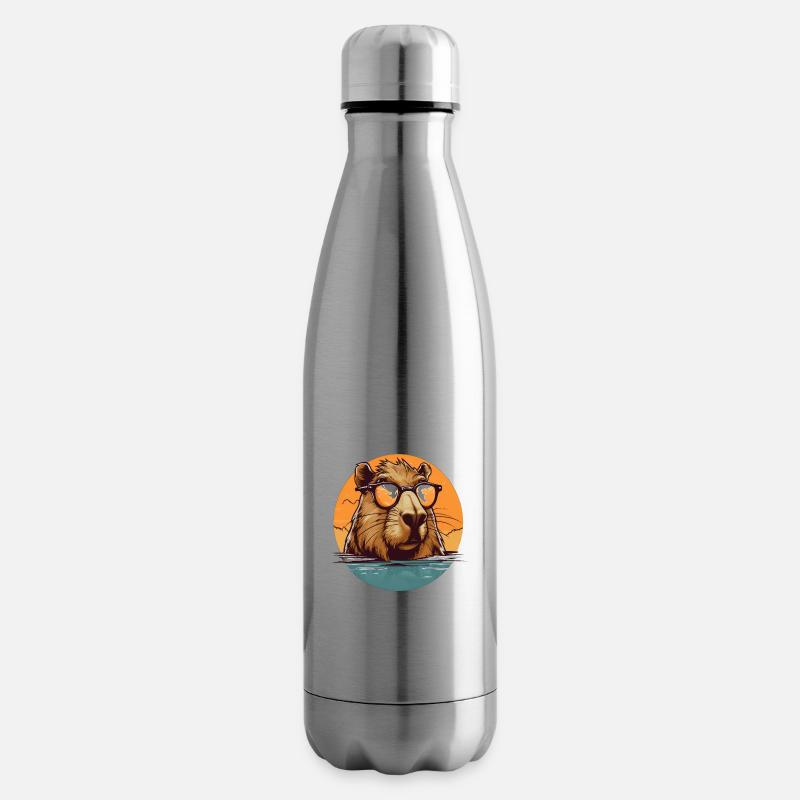 Capybara - Isolierflasche - Lightsilver
