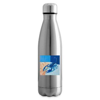 scorpion, bunt, tier, geschenk, geschenkidee - Isolierflasche - Lightsilver - Rechts