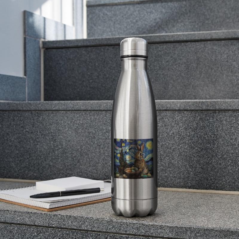 easter bunny, easter, bunny, happy easter, easter eggs Insulated Water Bottle