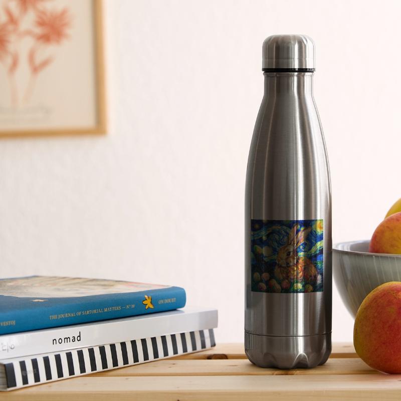 easter bunny, easter, bunny, happy easter, easter eggs Insulated Water Bottle