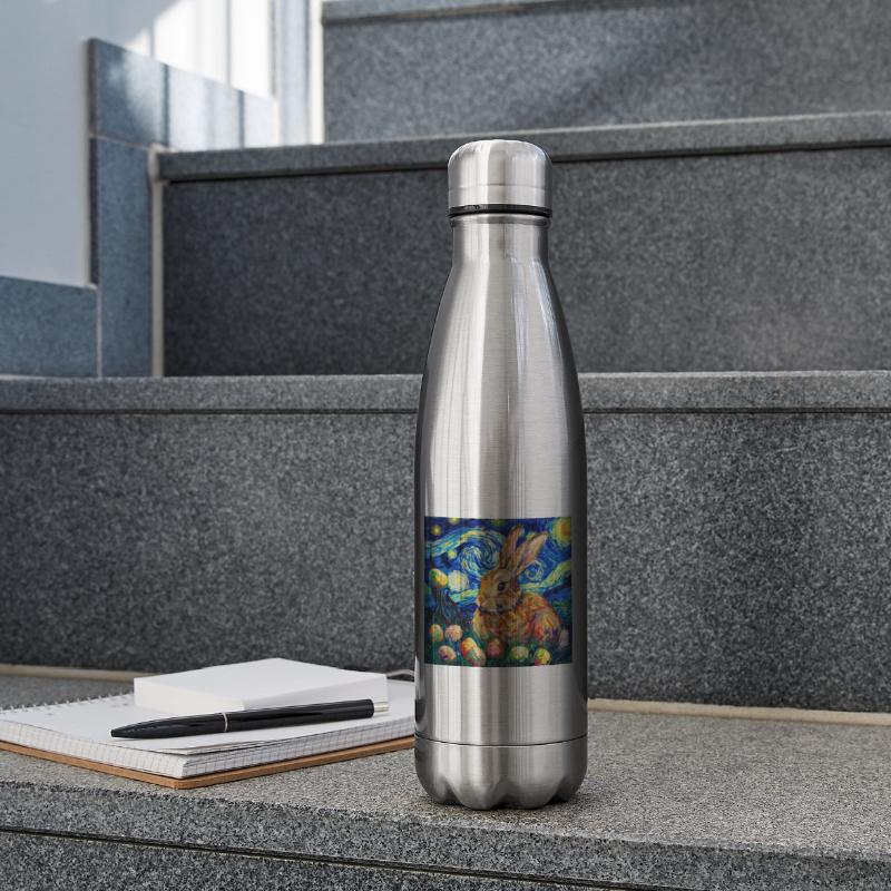 easter bunny, easter, bunny, happy easter, easter eggs Insulated Water Bottle