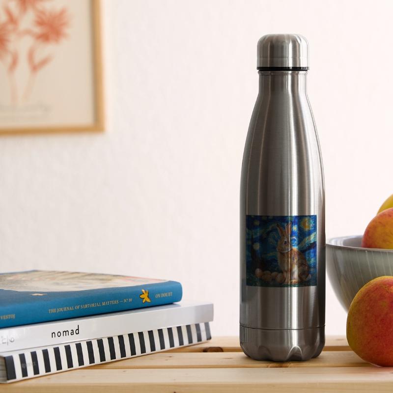 easter bunny, easter, bunny, happy easter, easter eggs Insulated Water Bottle