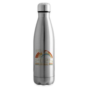 Vintage 2025 Vintage Retro Jubiläumsgeschenk - Isolierflasche - Lightsilver - Rechts