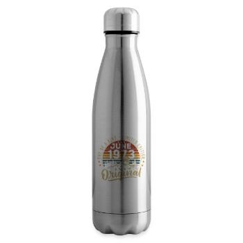 Juni 1973 Vintage Geburtstagsgeschenk 1973 Juni - Isolierflasche - Lightsilver - Rechts