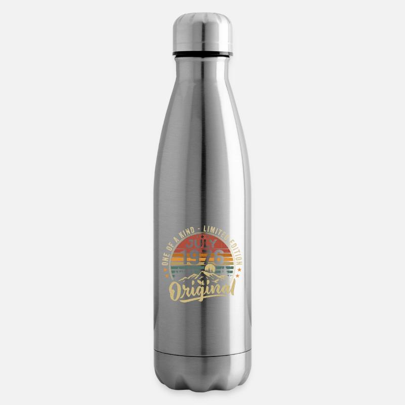 Juli 1976 Original 1976 Juli 1976 Geschenk - Isolierflasche - Lightsilver