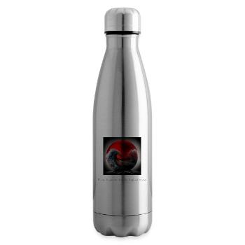 At the top of the wave - Insulated Water Bottle - silver - Right