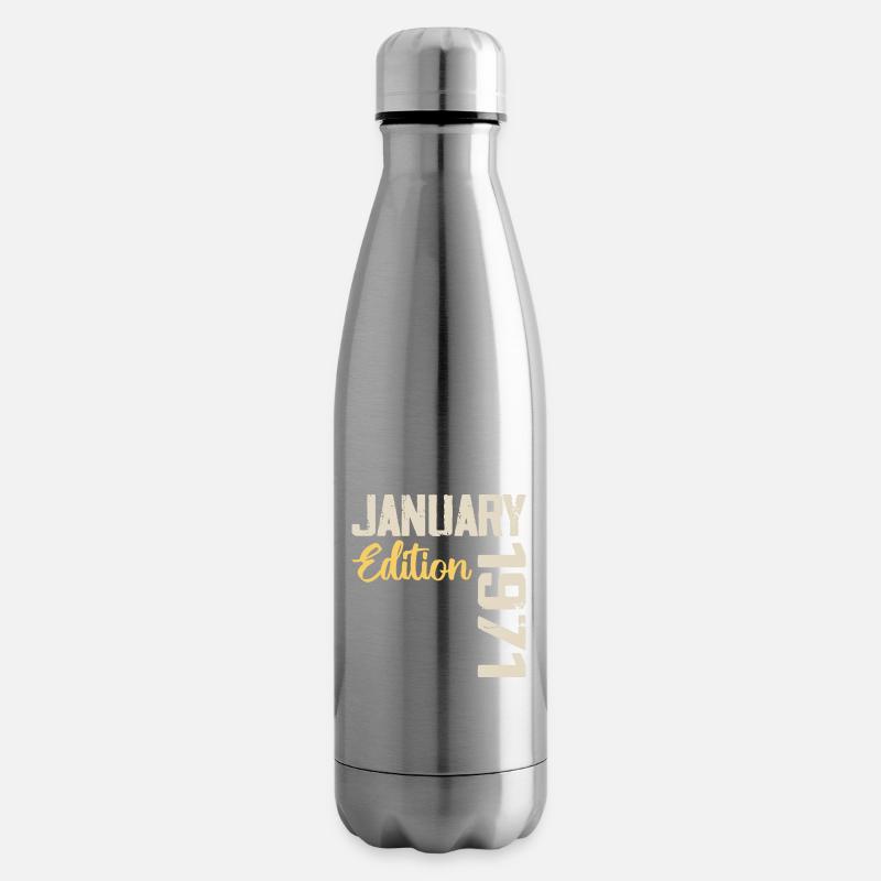 Geburtstagsgeschenk geboren im Januar 1971 - 1971 - Isolierflasche - Lightsilver