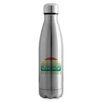 Culture hydroponique - Bouteille isotherme - argent clair - Droite
